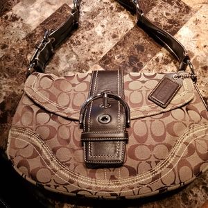 Brown Coach purse and wallet